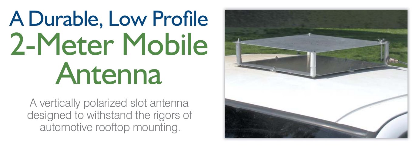 A durable, low profile [vertically polarized] 2-Meter Mobile Antenna article headline, with photograph